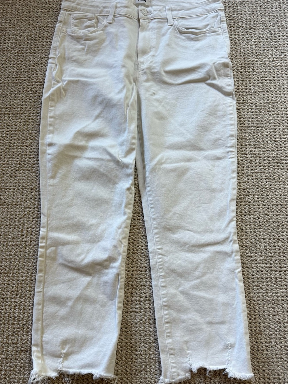 PAIGE White “Cindy Crop” jeans, size 32